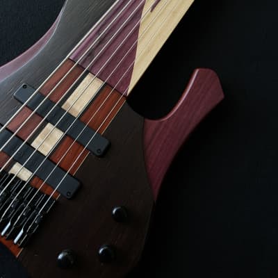 MG bass New Extreman Fretless 7 strings Custom image 2