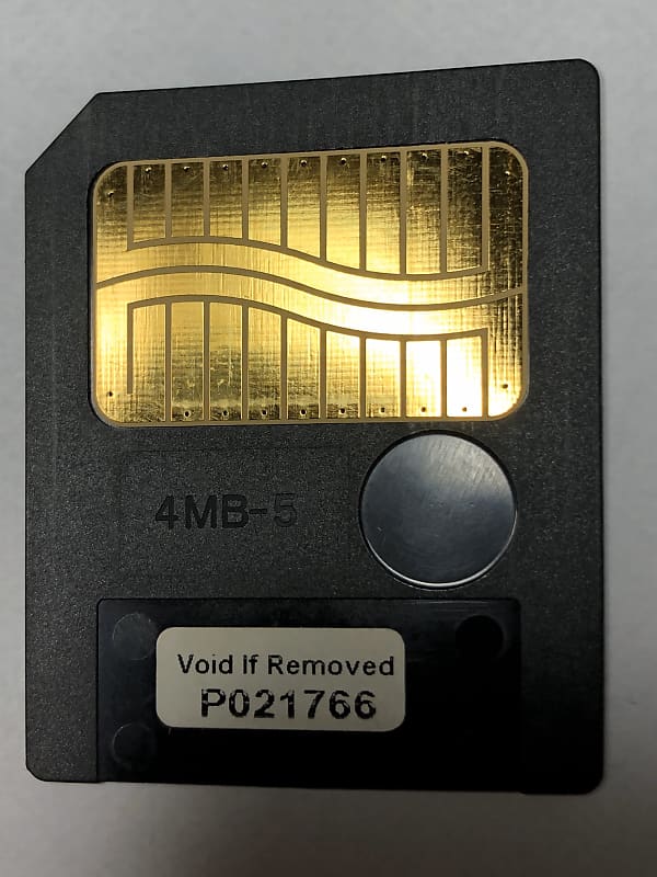 Microtech Roland compatible S4M5 4MB 5V SmartMedia Card Reverb