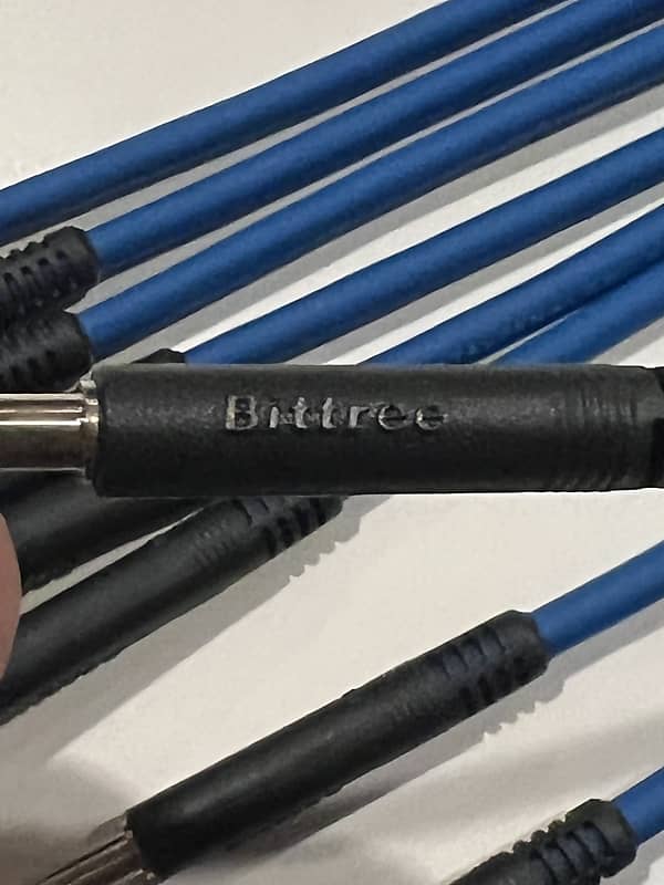 66 red 24" Bittree TT patch cables Reverb