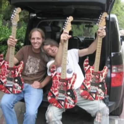 Fender Custom Shop EVH  Frankenstein Replica Eddie Van Halen and Chip Ellis Masterbuilt Hand Signed image 9