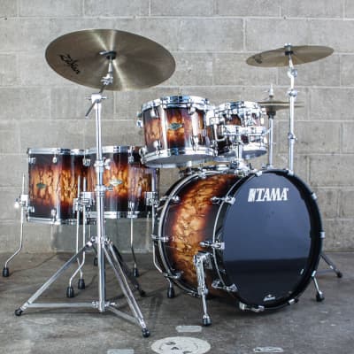 Tama Starclassic Walnut/Birch 5 Piece Drum Kit image 3