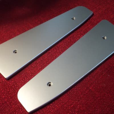 Korg Micro X  Orig End Cheeks (Silver Plastic) image 1