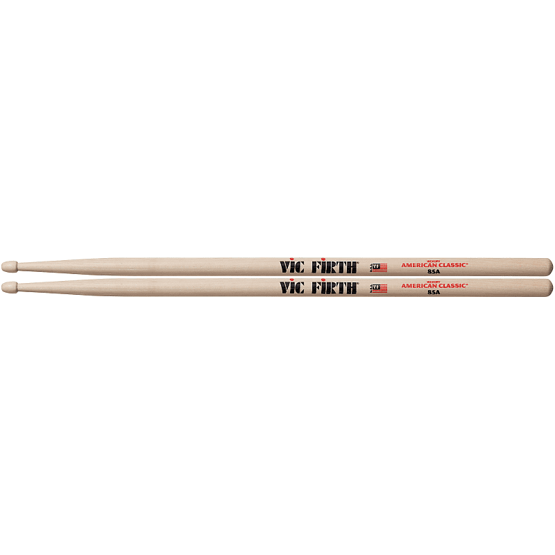 Vic Firth American Classic 85A Drumsticks - Wood Tip image 1