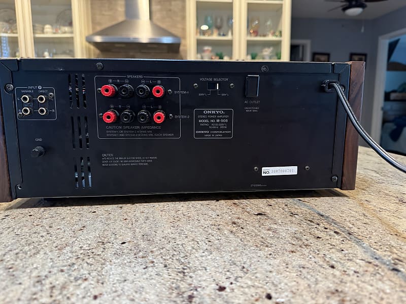 Onkyo M-508 Grand Integra Mid-80's Early 90's - Zebrawood Onkyo M-508 Grand Integra Mid-80's Early 90's - Zebrawood