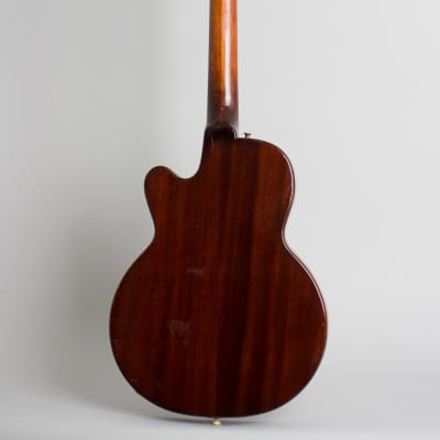 Guild  Aristocrat M-75 Thinline Hollow Body Electric Guitar (1956), ser. #3390, original brown hard shell case. image 2