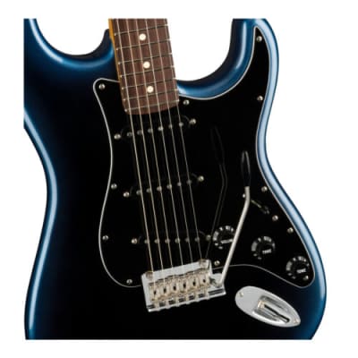 Fender American Professional II Stratocaster 6-String Rosewood Fingerboard Electric Guitar (Right-Hand, Dark Night) image 3