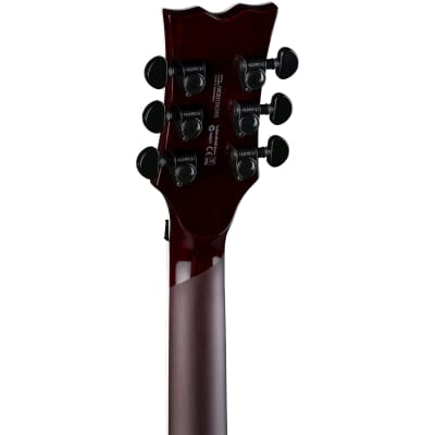 Dean TB Select Floyd QM Guitar, Ebony Fretboard, Quilt Maple Natural Black Burst image 6