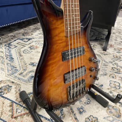 Ibanez SR405EQM-DEB Soundgear Standard 5-String Bass 2016 - 2020 - Dragon Eye Burst image 4