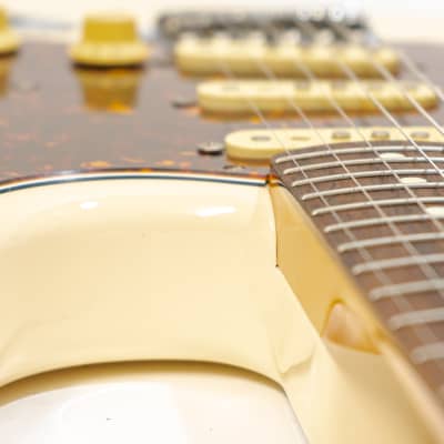 2017 Fender Stratocaster Traditional 60s C60ST - Guitar & Gigbag - Olympic White image 8