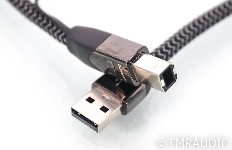 Audioquest Diamond USB Cable; 0.75m Digital Interconnect; 72v DBS image 1