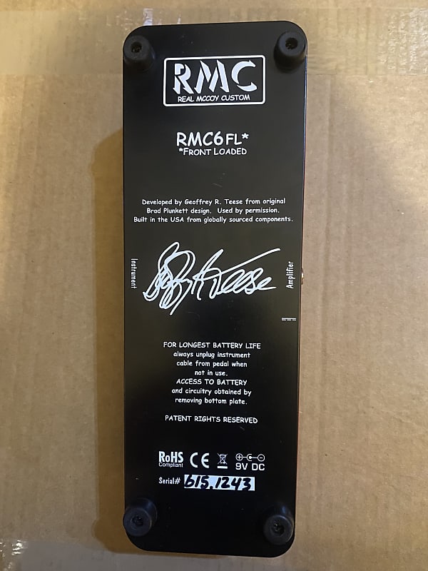 Real McCoy Custom RMC6 Wheels of Fire Wah | Reverb