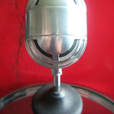 Vintage 1940's Electro-Voice 726 dynamic cardioid microphone Chrome w cable image 7
