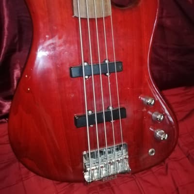 Framus Soulman 2001 ( Rare Warwick Made in Germany) Transparent red image 8