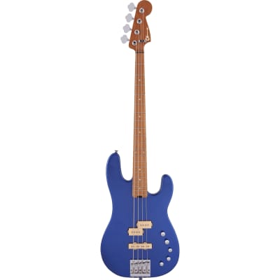 Charvel Pro-Mod San Dimas Bass PJ IV CM Mystic Blue - 4-String Electric Bass for sale