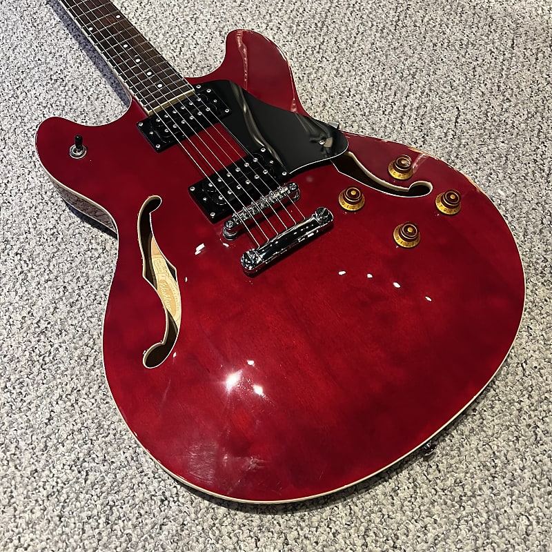Washburn HB-30 in Cherry Red image 1