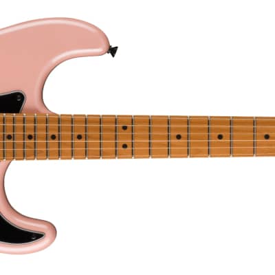 SQUIER - Contemporary Stratocaster HH FR  Roasted Maple Fingerboard  Black Pickguard  Shell Pink Pearl - 0370240533 for sale