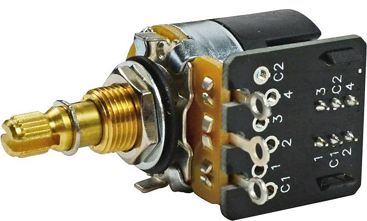 CTS Push/Pull Potentiometer 250K Logarythmisch - Gitarren Poti Ersatz