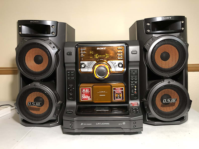 Sony LBT-ZX66i HiFi Stereo System Boombox CD Changer iPod