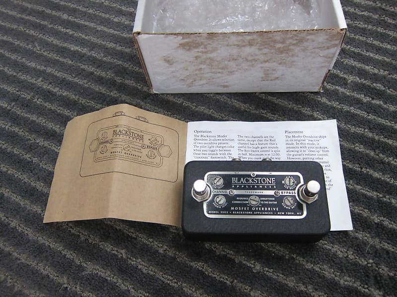 Blackstone Mosfet Overdrive Model 25V3, Bypass, Reverb Canada