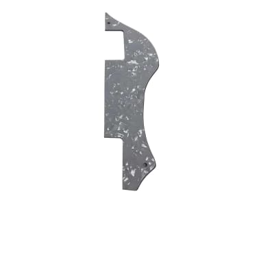 Solo Beatles Violin Bass Pickguard, 3 Ply, White Pearloid for sale