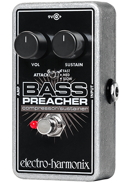 New Electro-Harmonix EHX Bass Preacher Bass Guitar Compressor Sustainer Pedal! image 1