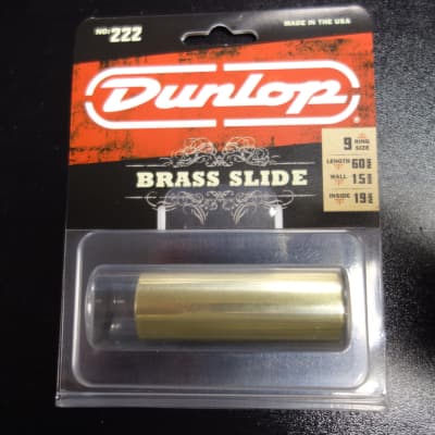 Dunlop 222 Solid Brass Slide image 1