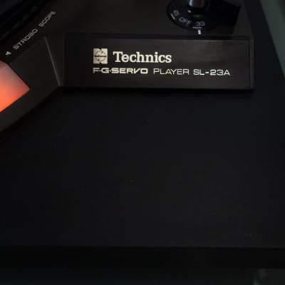 Vintage Turntable Technics SL-23A F-G Servo Player - Belt-Drive Semi-Automatic image 2