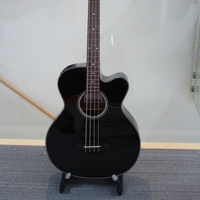 Takamine G Series GB30CE-BLK 4-String Acoustic-Electric Bass Guitar image 2