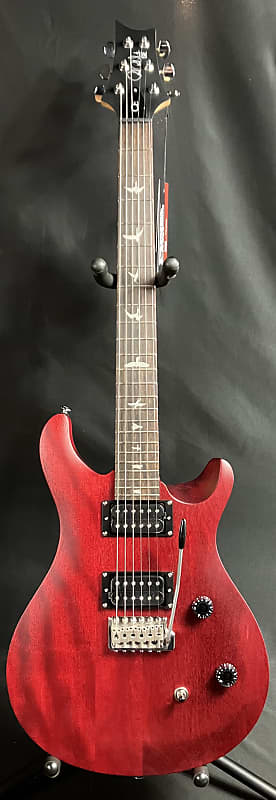 Paul Reed Smith PRS SE CE 24 Standard Satin Electric Guitar Vintage Cherry w/ Gig Bag image 1