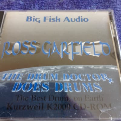 Big Fish Audio "Ross Garfield  Drum Dr. 1" Kurzweil K Series CD-ROM • SEALED image 1