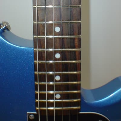 Supro 2010BM Island Series Jamesport Electric Guitar - Ocean Blue Metallic image 5