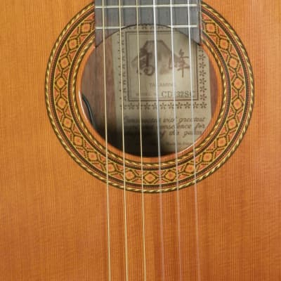 Takamine CD132SC Classical Cutaway Acoustic Electric Guitar with case used Made in Japan image 12
