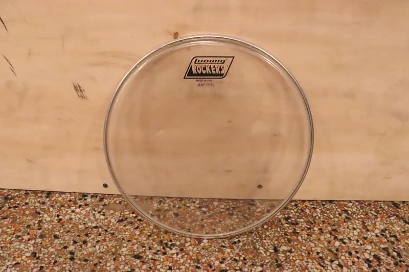 Ludwig 12" Rockers Heavy Clear Tom Drum Head Vintage image 1