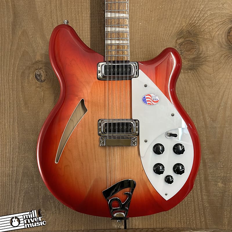 Rickenbacker 360/12 Fireglo 2023 w/ OHSC + Case Candy Used