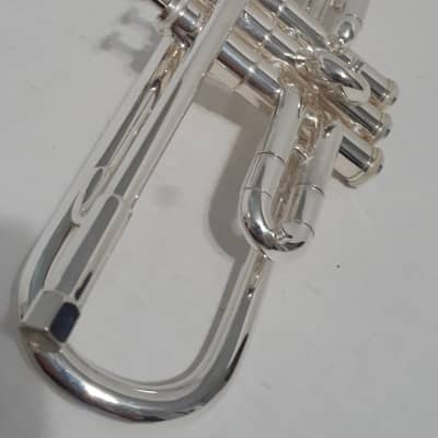 Getzen Eterna Severinsen Model Silver Bb Trumpet, Bach3C,  and  case 1964-1967 Silver Plate image 11