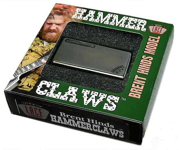 Lace BRENT HINDS Signature HAMMER CLAWS Guitar Pickup, Neck, Reverb