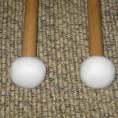 ONE pair new old stock Adams CD9 Cloyd Duff # 9 Hickory Flip Stick (Timpani Flip Stick) CORE: Both cores on one piece turned hickory with bulb shaped wood on one end and small felt ball opposite / TONE COLOR: Extremely bright to general, similar to # 3 image 17