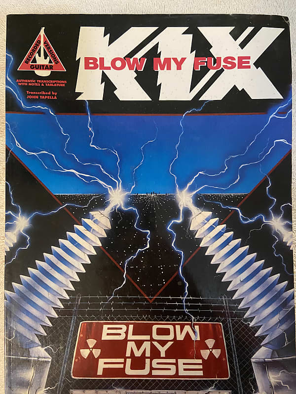 キックス　KIX　BLOW MY FUSE　バンドスコア Kix - Blow My Fuse - Guitar Tab / Tablature Book | Reverb