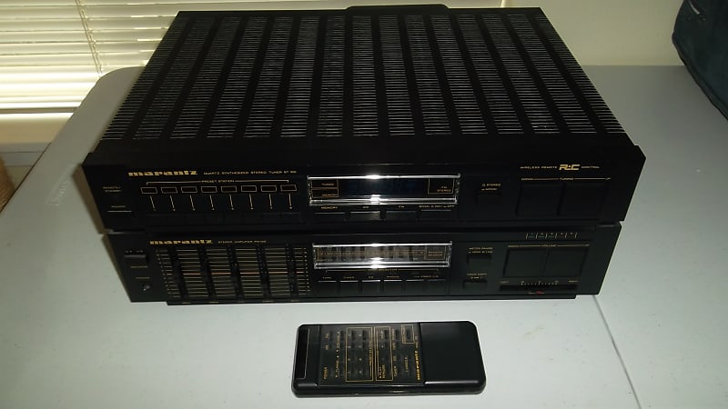 80's Marantz PM-100 ST-100 Solid State Analog Stereo Receiver w/ Remote 1 Owner Well Kept Vintage! image 1