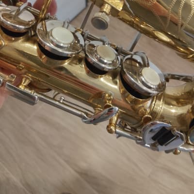Rare Orsi Milano Bb curved soprano saxophone vintage made in Italy, fully restored killer sound. image 6