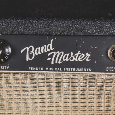 Fender 1966 Bandmaster Black Panel Tube Amplifier Head - Used image 10