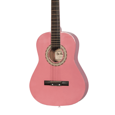 De Rosa DKG36-PK Kids Acoustic Guitar Outfit Pink w/Gig Bag, Strings, Pick, Pitch Pipe & Strap image 4