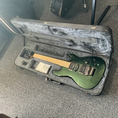 Ibanez 540SJM (jade metallic) solid body electric guitar made in Japan April 1992 in very good condition with original Ibanez prestige deluxe hard case with owners manual included. image 1