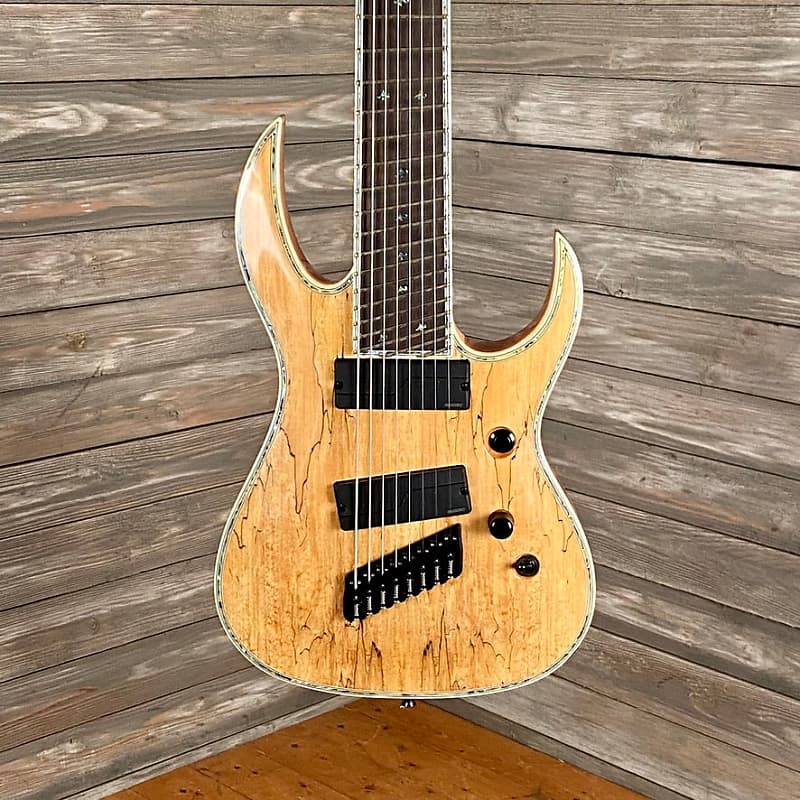 BC Rich Schredzilla 8 Prophecy Archtop Fanned Spalted Maple
