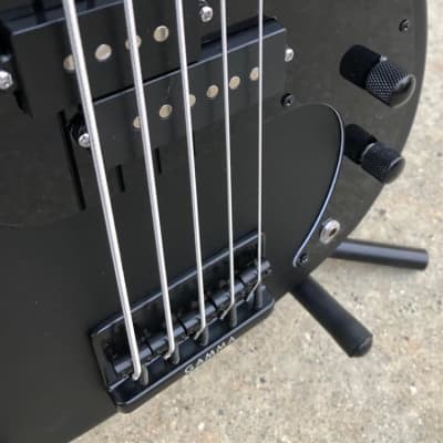 GAMMA Custom Bass Guitar P521-02, 5-String Alpha Model, Matte Black image 5