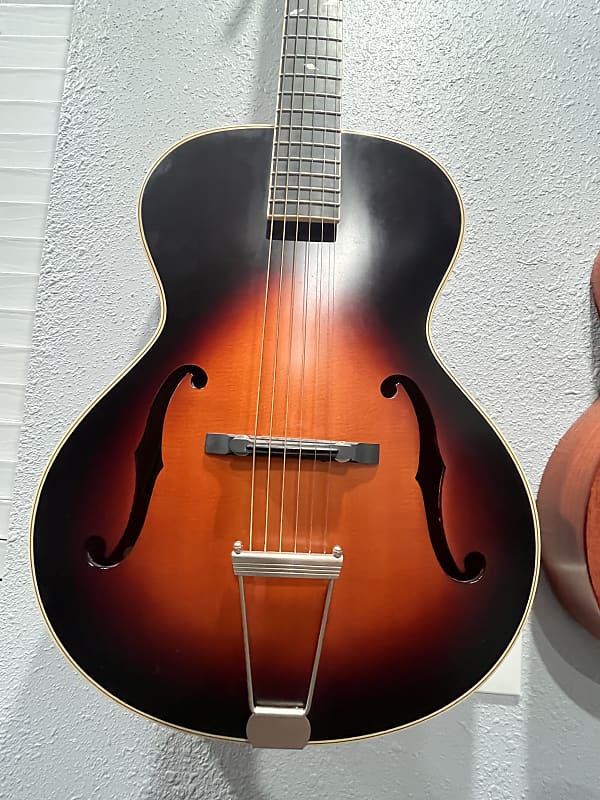 Epiphone Masterbilt Century Collection Zenith Classic Acoustic/Electric Guitar with F-Holes 2010s - Vintage Sunburst image 1