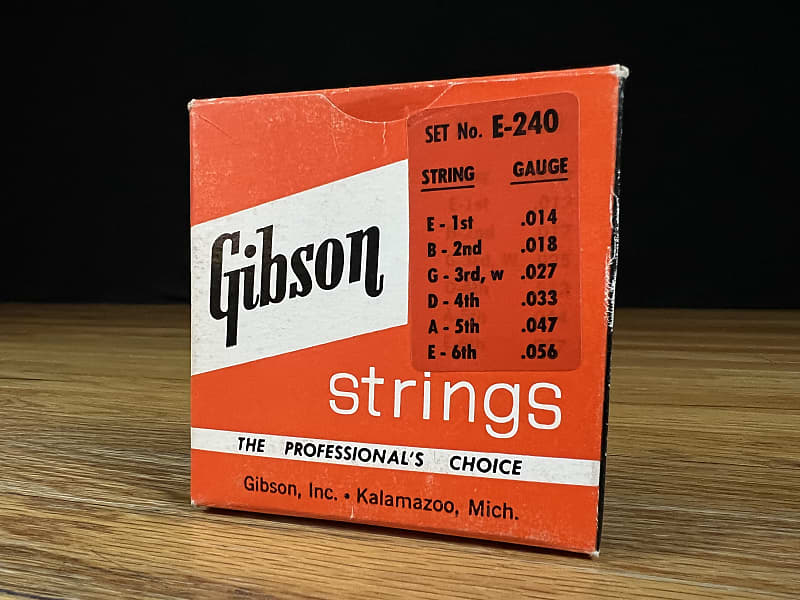 Gibson E240 Vintage Guitar Strings Reverb