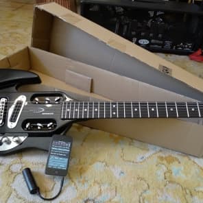 Travel  Electric Guitar with iPod and Amplitube 2014 Black image 4