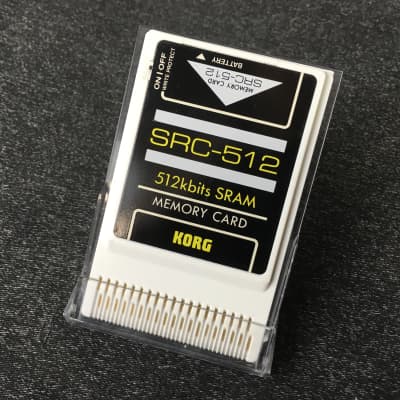 Korg SRC-512 RAM Memory Card Korg 01/W, 01/WFD, 03R/W, Prophecy