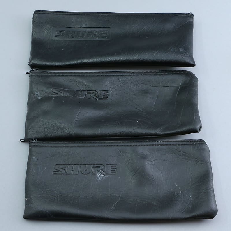 Shure Microphone Bag Set Of 3 OS10533 Reverb
